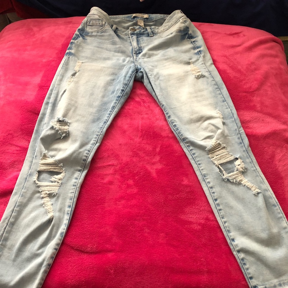 Rampage Distressed Jeans